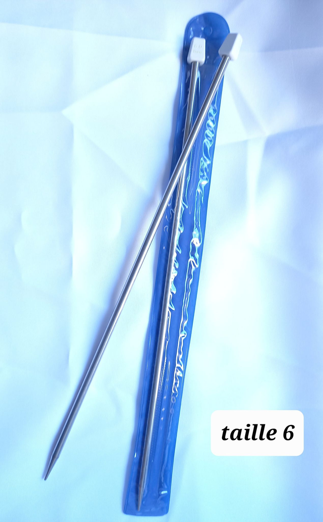 Aiguilles à tricoter taille 06