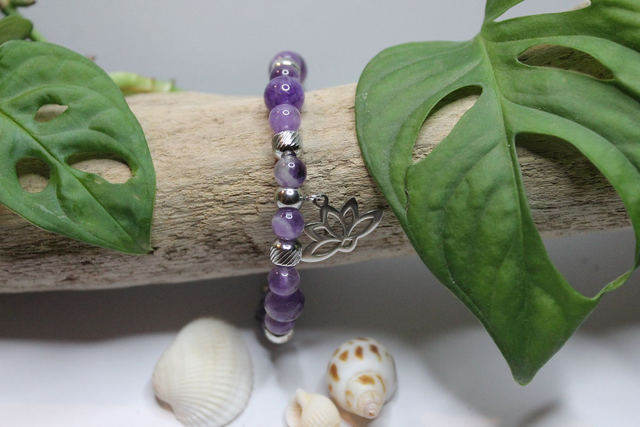 Bracelet en améthyste 