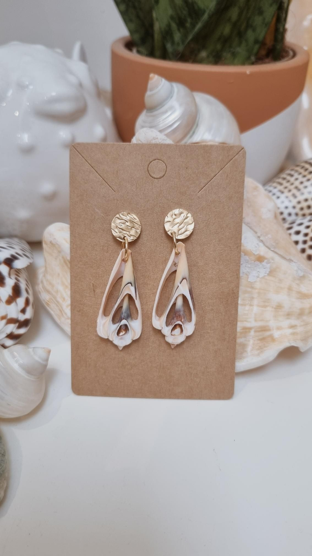 Boucles d'oreilles coquillages
