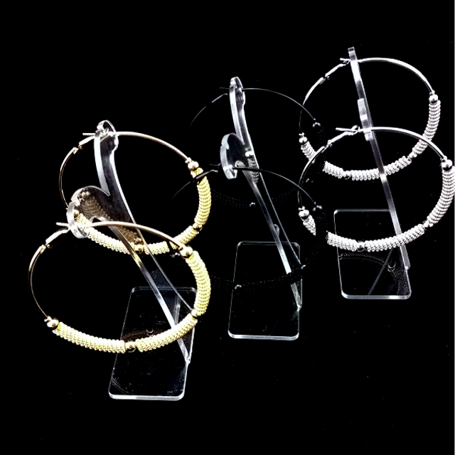 Boucles d'oreilles fantaisie Créole (061)