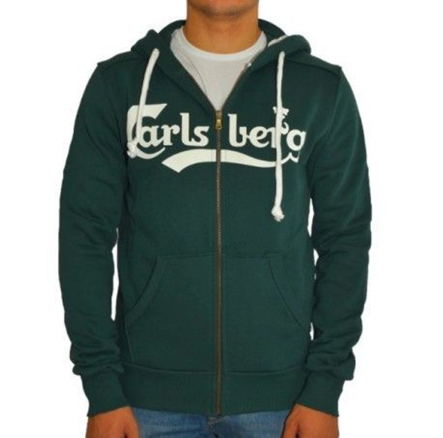 100 - Carlsberg Felpa cappuccio zip