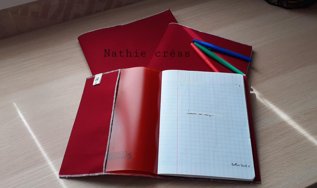 Protège Cahier Bleu