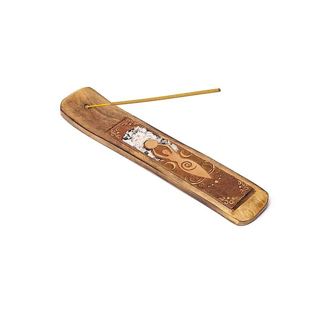 Porte-encens déesse de la lune pierre de lune