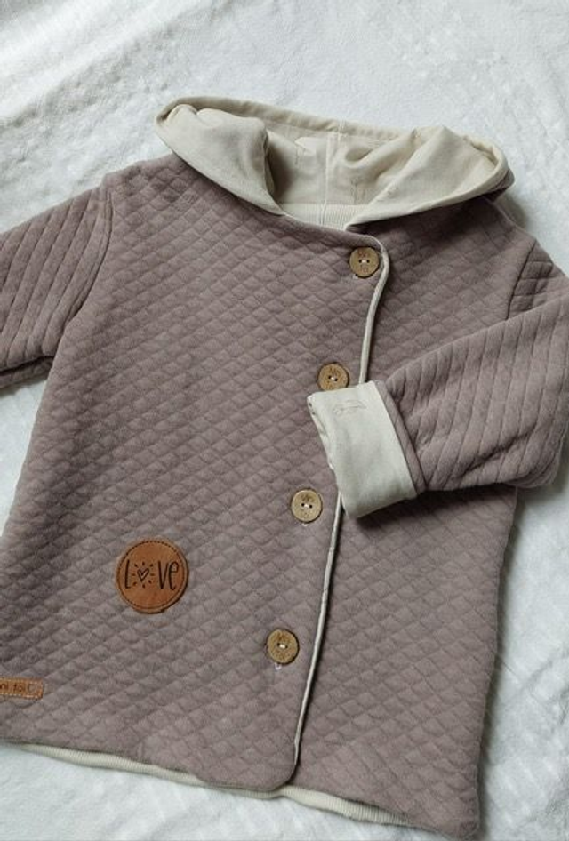 Veste sweat matelassé  80/86 &quot;Nature&quot;