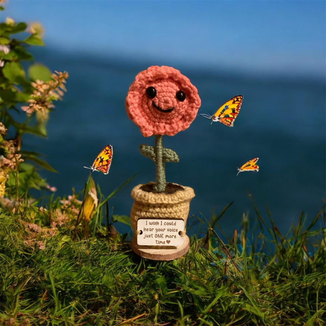 Crocheted positive pals ( one more time) 