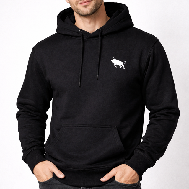Sweat-shirt a capuche noir