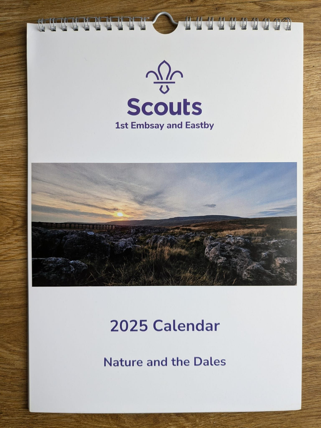 Embsay Scouts 2025 Calendar