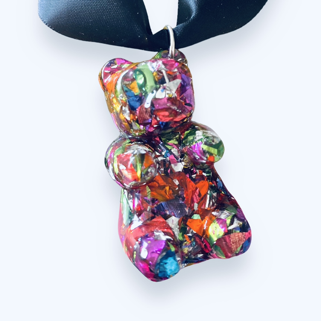 Balloon Bear Necklace