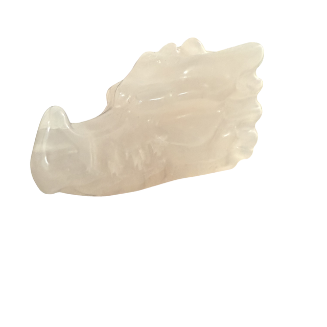 Figurine Dragon ~ Quartz Rose