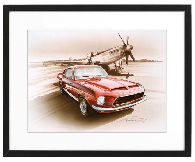 Ford Mustang Shelby GT500 - Framed Print
