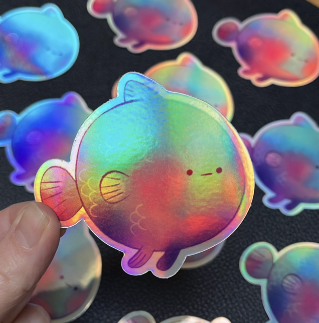 Poisson arc en ciel Holographique