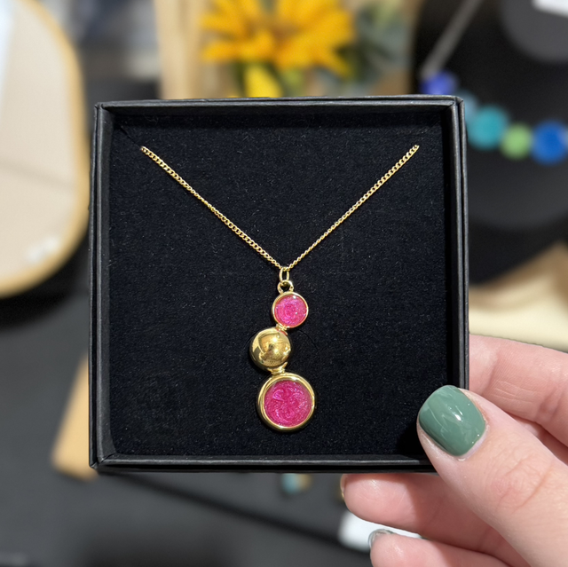 Lustre Drop Necklace