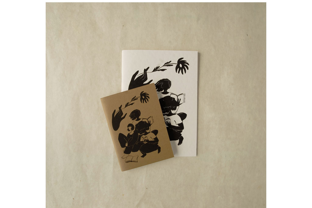 Carnet illustré “Repos des guerrières” – Illustration de Chien Fou – Papeterie féministe made in France – Carnet vierge A5 &amp; A6 fabriqué à Paris