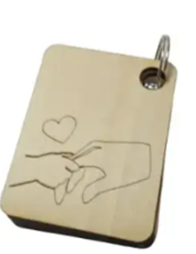 BoisChic – Porte-clés à Souvenir Personnalisable