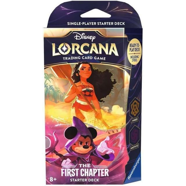 Ravensburger Disney Lorcana The First Chapter Starter Deck Amber &amp; Amethyst