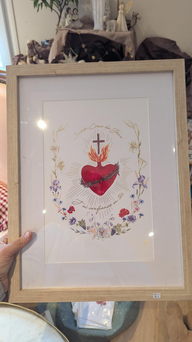 Sacré coeur encadré -defaut passe-partout 