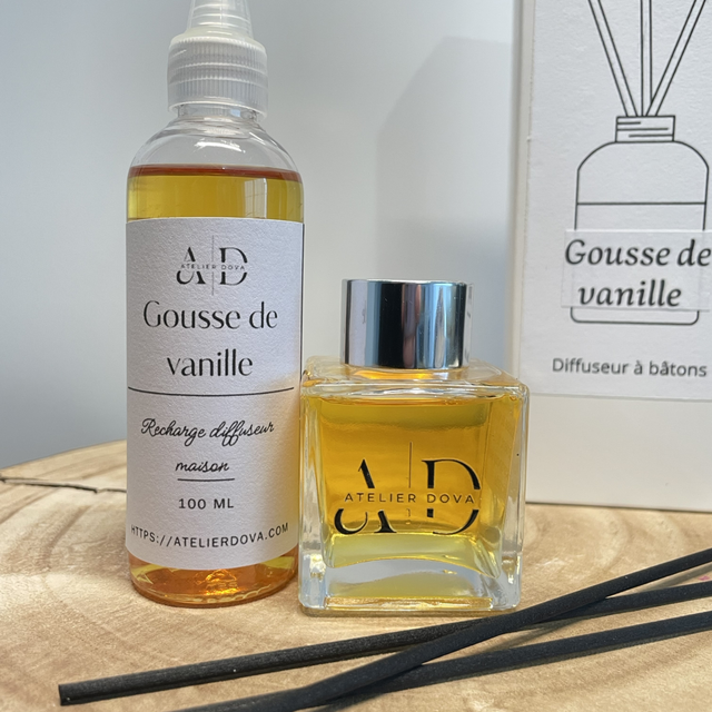 Diffuseur à bâtonnets gousse de vanille
