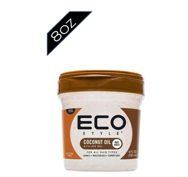 ECO: STYLING GEL - 8OZ COCONUT OIL