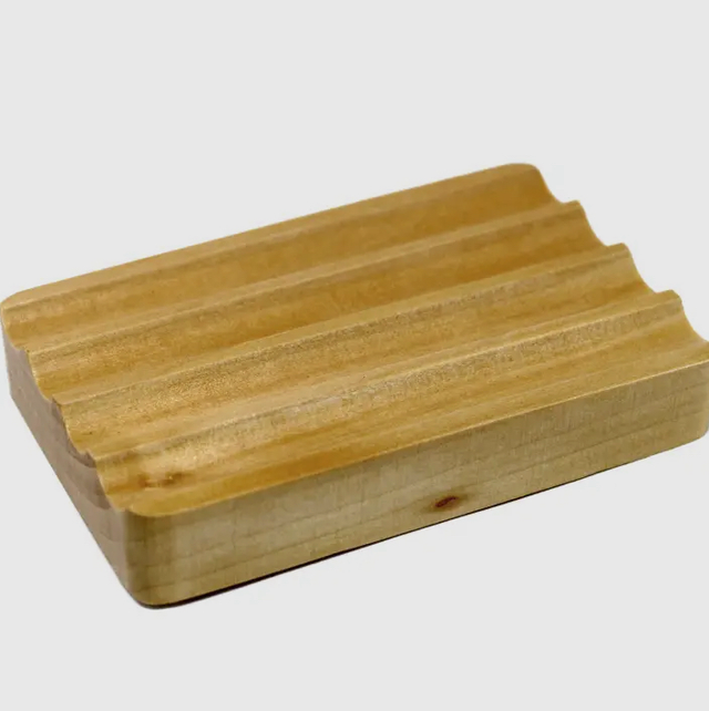 Hemu Wood Soap Dish