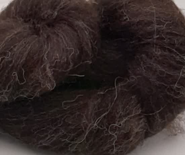 Jacob wool top Dark Brown 50g