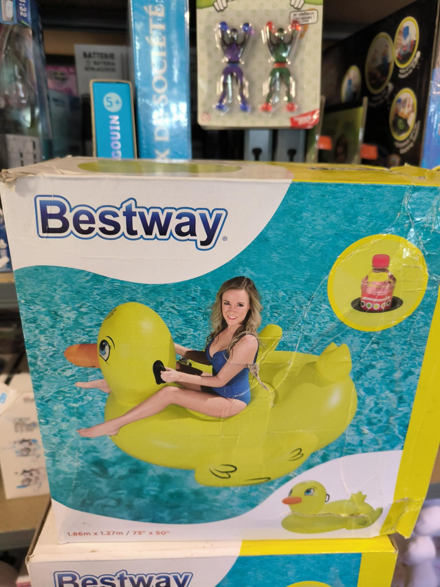 CANARD GONFLABLE BESTWAY 186X127 CM