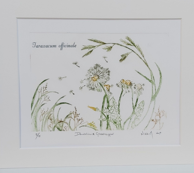 Dandelion & Grasshopper by NikkiM