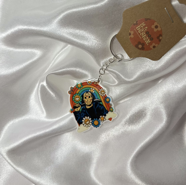 Hippy Jason Vorhees Keychain