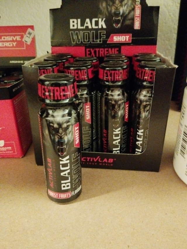 Pré-workout - black wolf - shot 80ml
