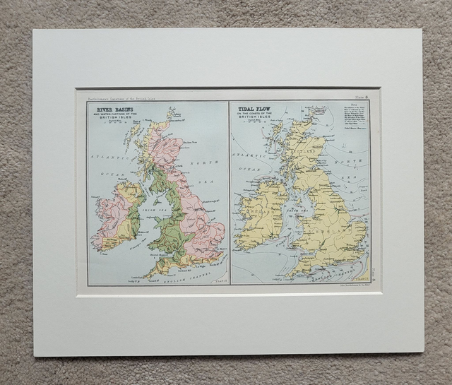 British Isles - River Basins &amp; Tides