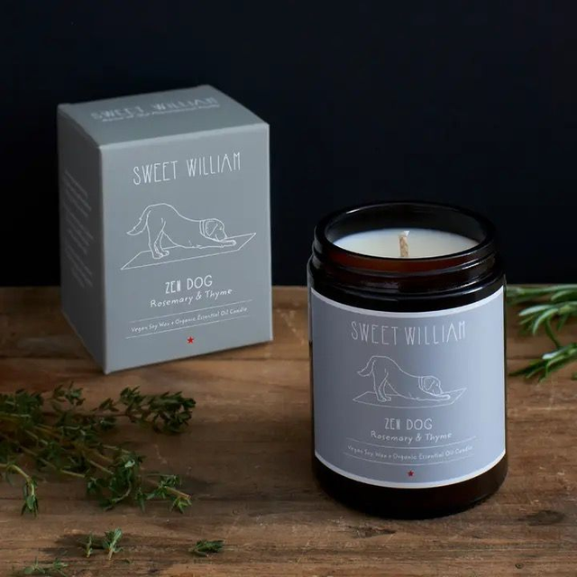 Sweet William Organic Candle - Zen Dog