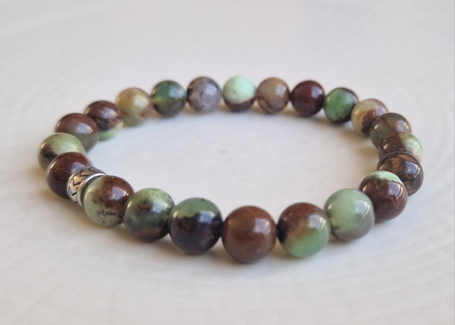 Bracelet CHRYSOPRASE 8mm