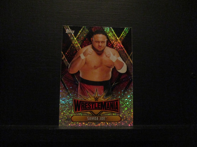 Samoa Joe - Champions Wrestlemania Original Trading Card #WM-44