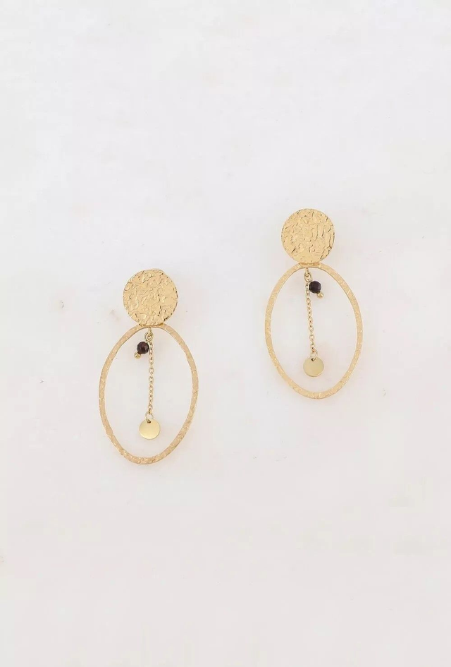 Boucles d'oreilles IKITA ELKANA Noir