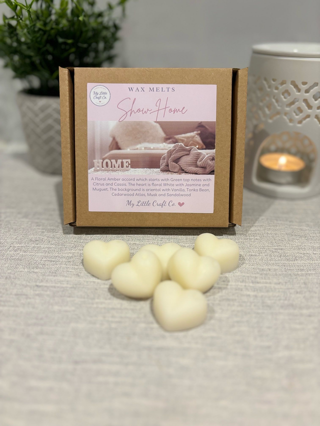 Wax Melts, Collection Box of 16 Wax Melts, Home Scents, Soy Wax Melts, Heart Shape, Vegan Friendly, Home Decor, Gift, Natural in Colour