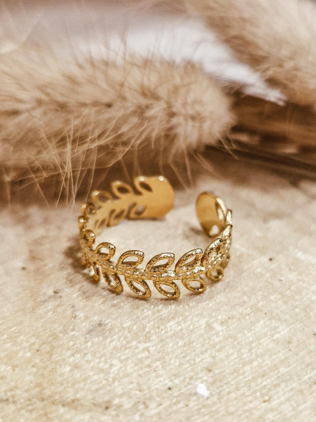 Bague "Épi" - Modèle doré