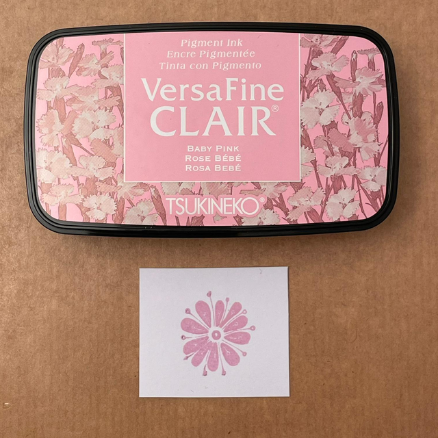 Versa Fine Clair Stempelkissen BABY PINK