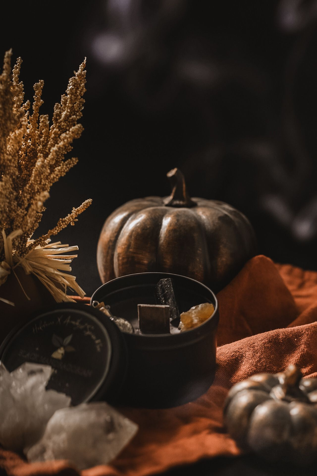 Samhain • Bougie black mandragorian