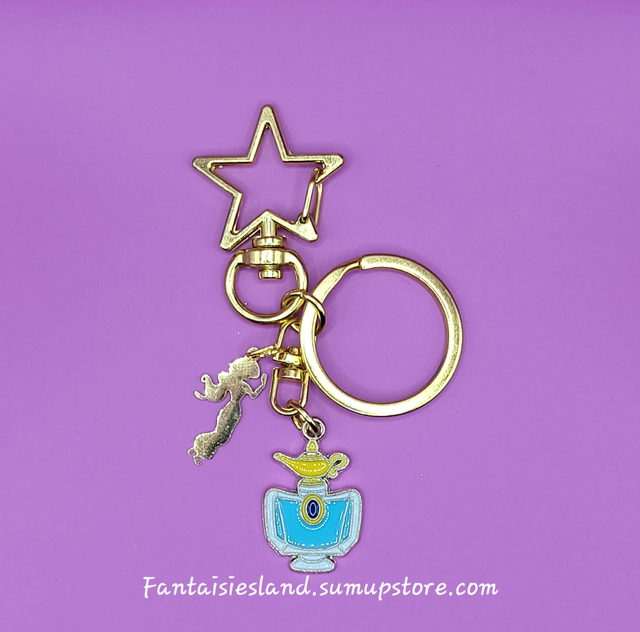 Accroch-clés doré - Nuit d'Arabie