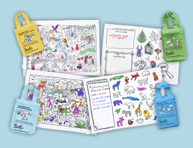 Colour and Go Placemats! Gifts for Children (available in 5 different designs)