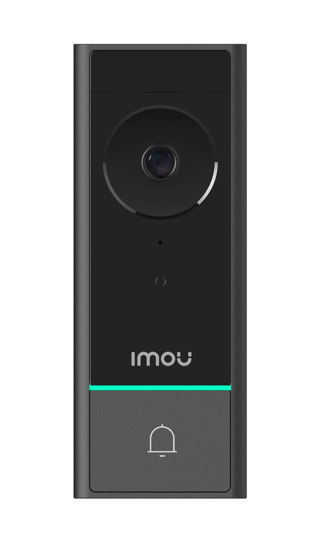 Imou DB60 Battery Powered Doorbell Kit - 5 MP Smart Wi-Fi Video Doorbell with Chime & Night