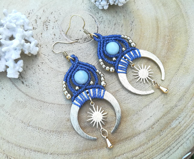 Boucles d'oreilles « SAYA » ~ Coloris au choix