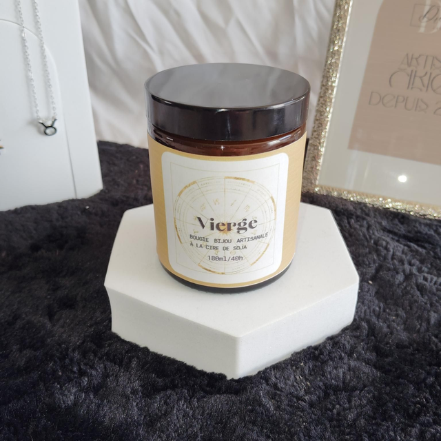 Bougie bijou astrologique