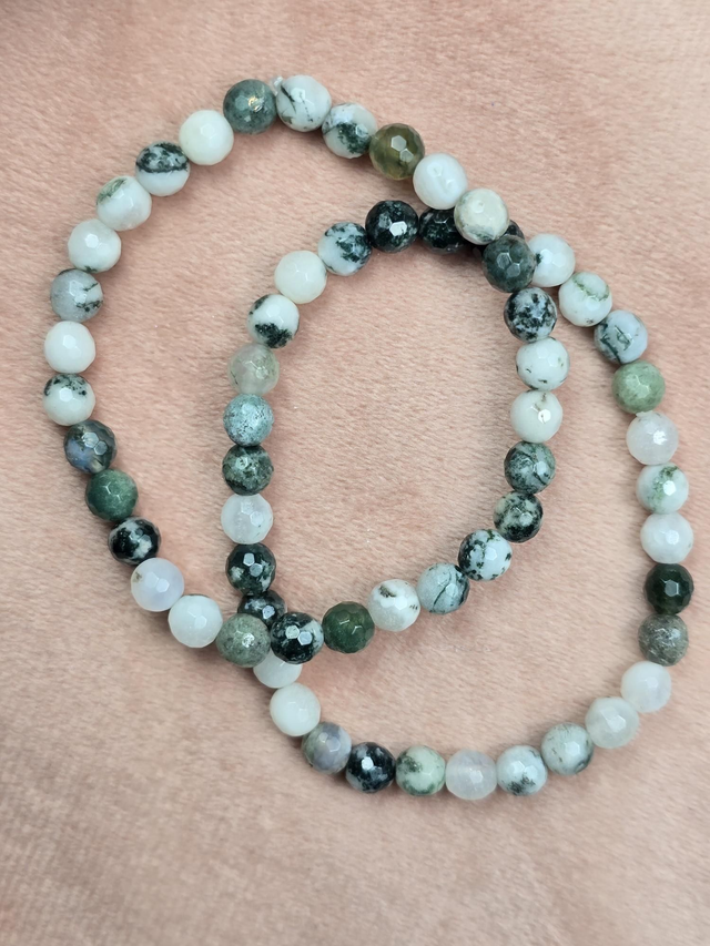 Boomagaat Facet armband 6 mm 