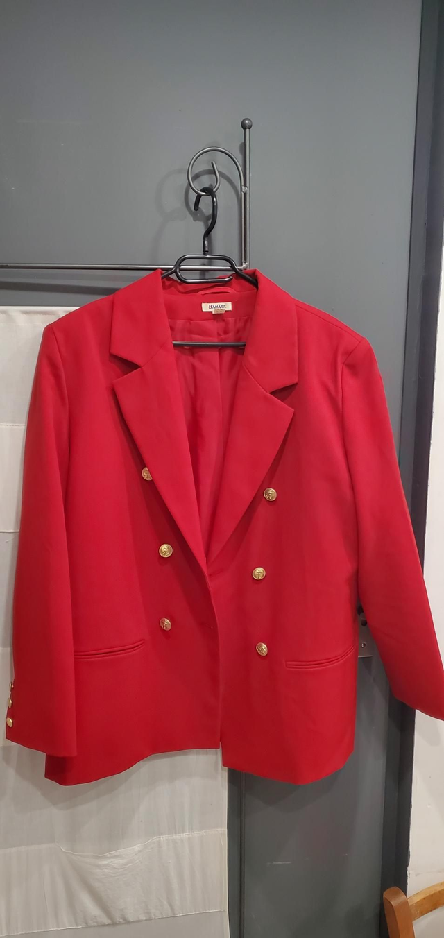 Blazer femme rouge 