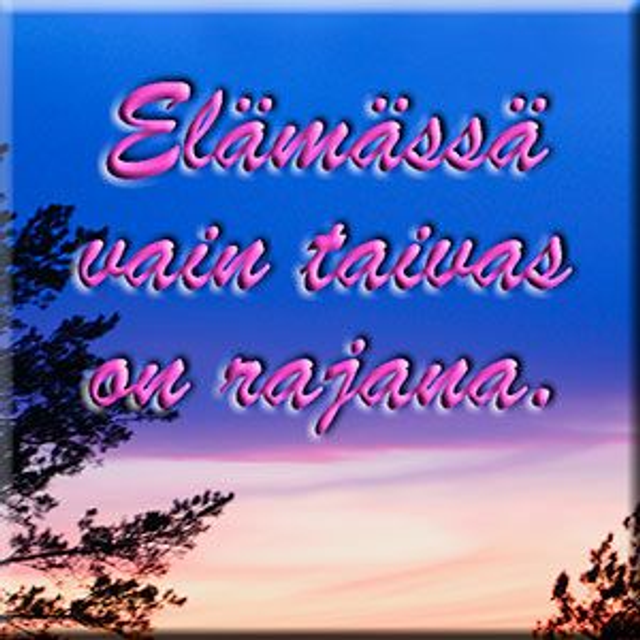 Magneetti "Elämässä vain"