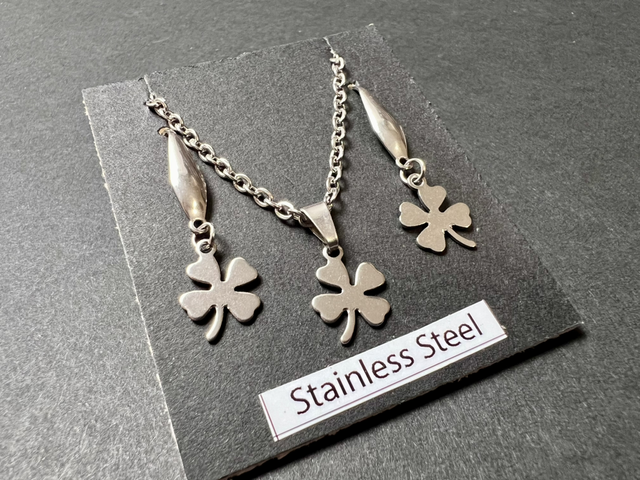 Lucky Charm Jewellery Set | Stainless Steel