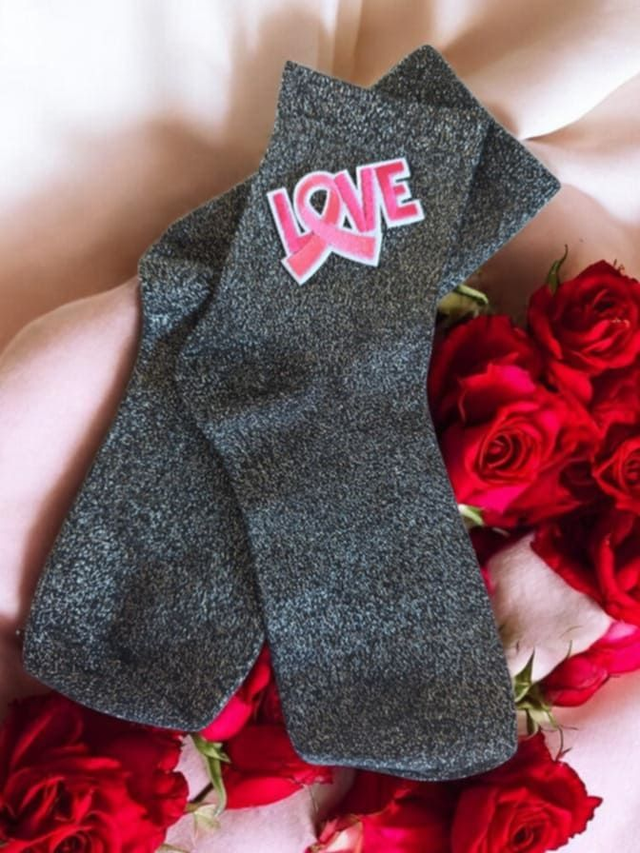 Ma chaussette a Paillettes " Love " 