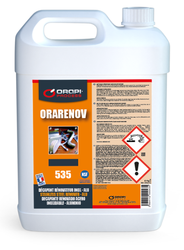 5L ORARENOV DÉCAPANT RÉNOVATEUR FER/ALU/INOX