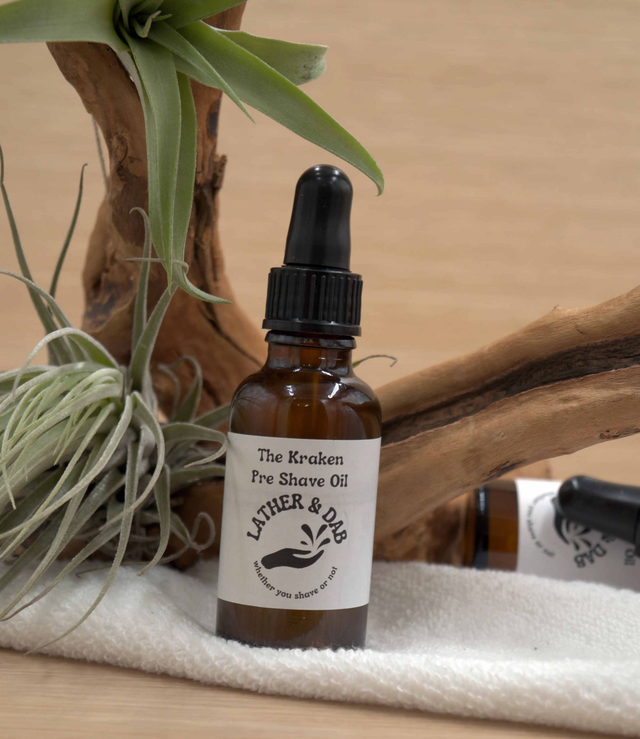 Pre Shave: The Kraken with Patchouli &amp; Peppermint Essential Oils 