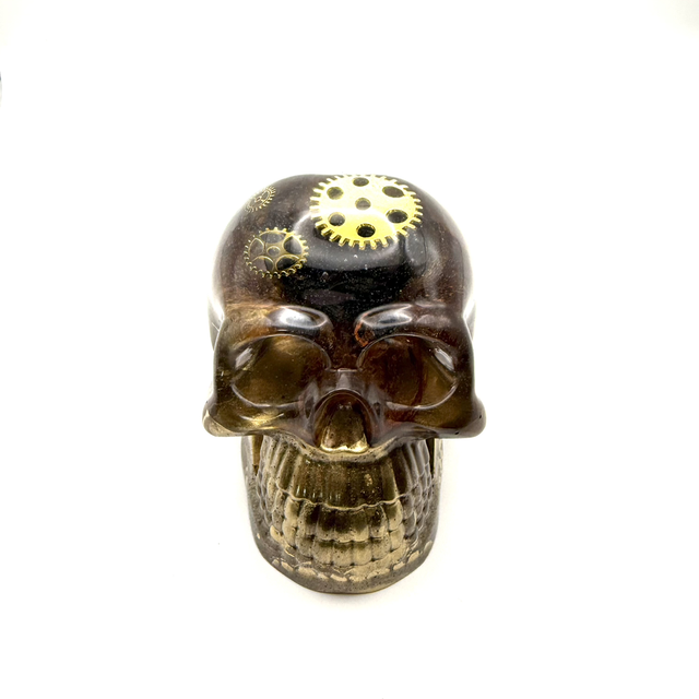 Tête de mort Rouages de la pensée 